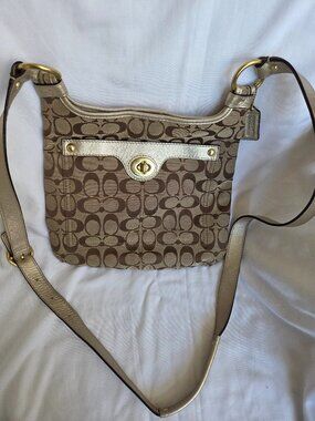 Coach Penelope Signature Hippie Crossbody